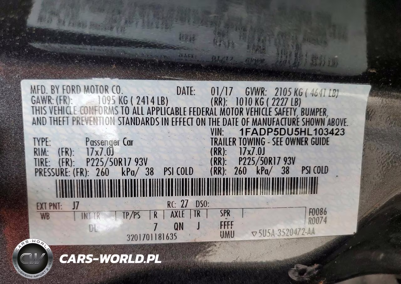 2017 Ford C-Max Titanium VIN:1FADP5DU5HL103423 - 12