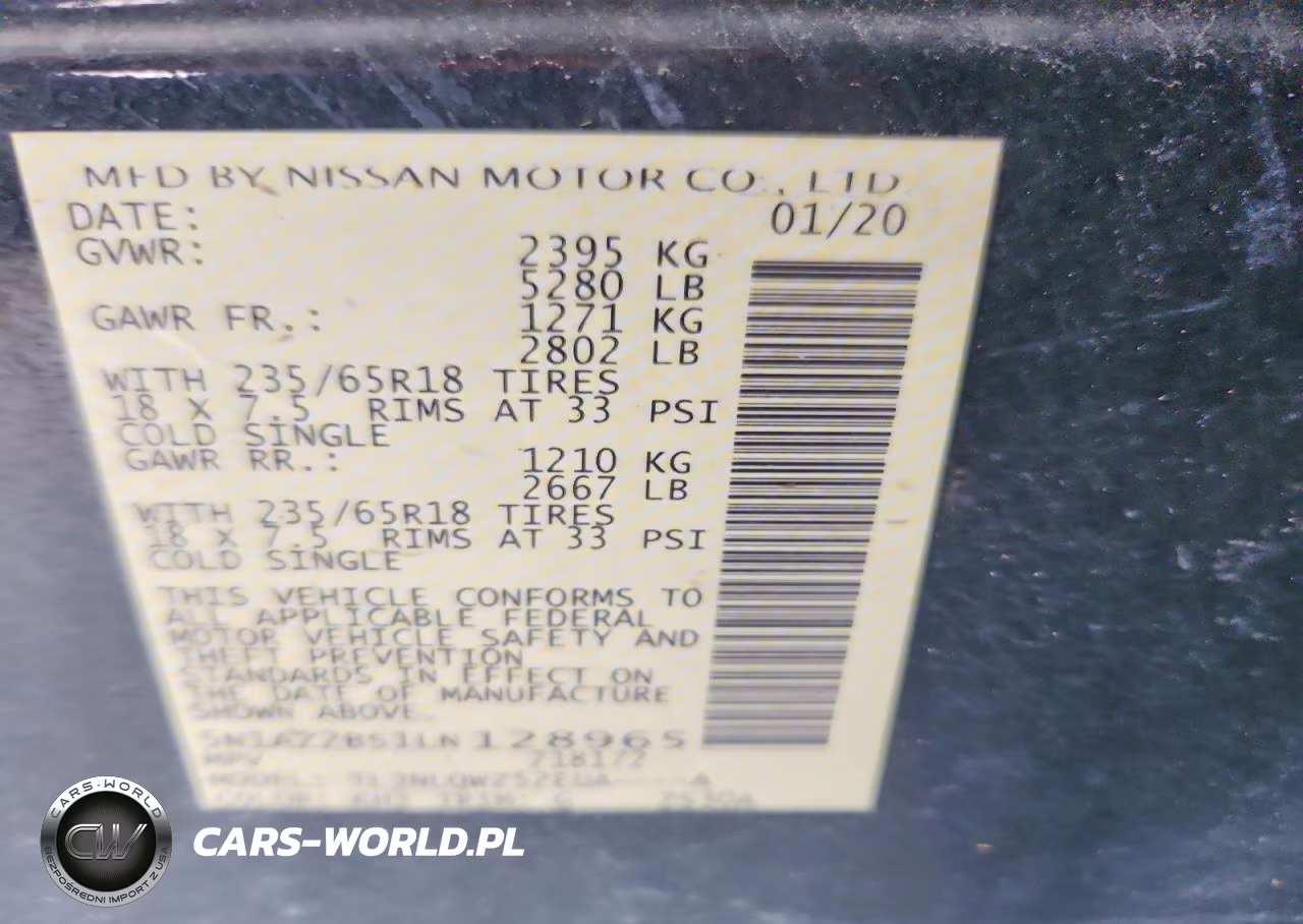 2020 Nissan Murano Sv VIN:5N1AZ2BS1LN128965 - 13