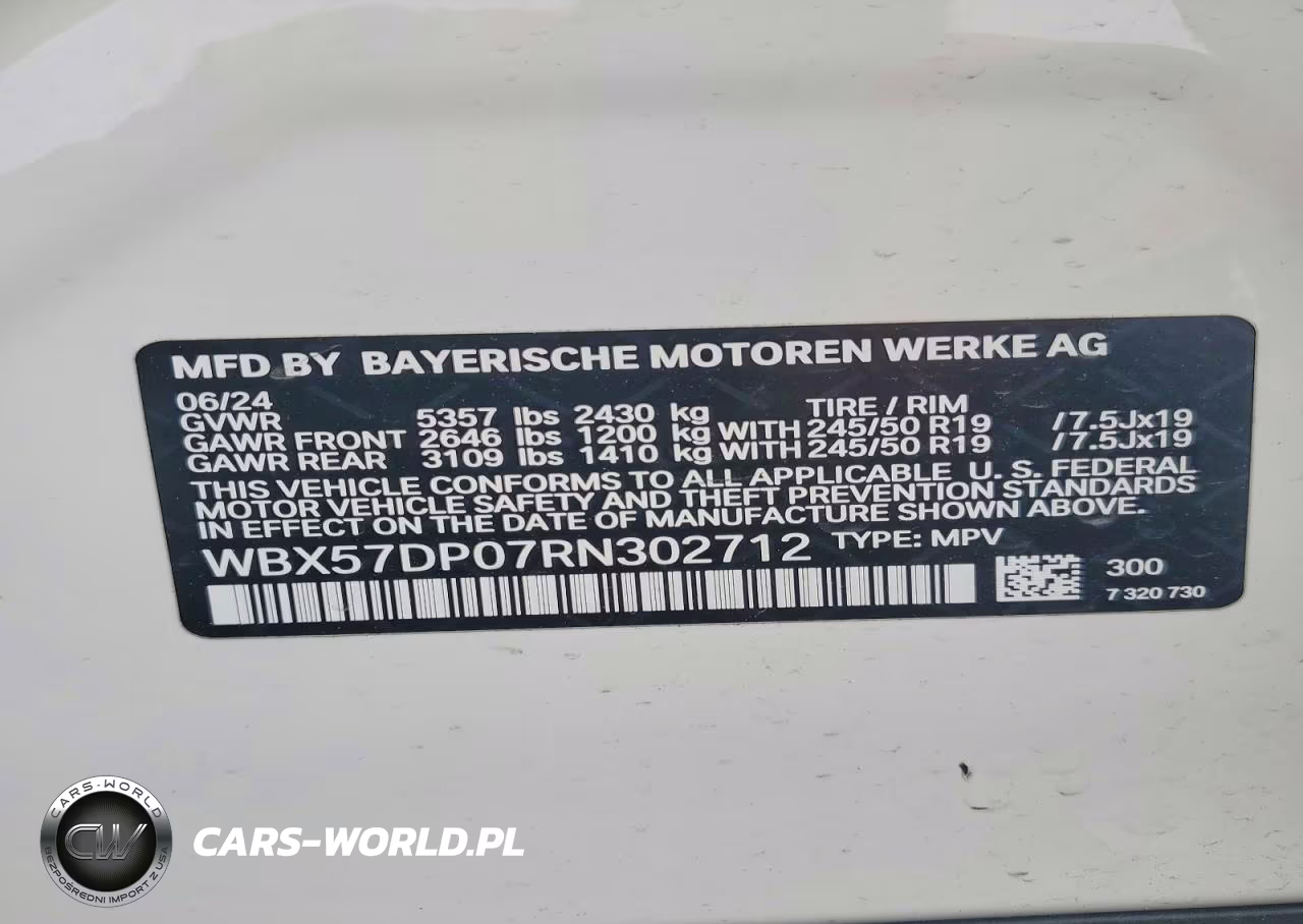 2024 BMW X3 VIN:WBX57DP07RN302712 - 14