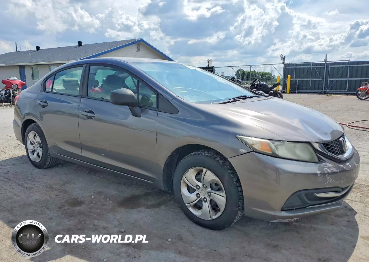2013 Honda Civic Lx VIN:19XFB2F58DE058129 - 4