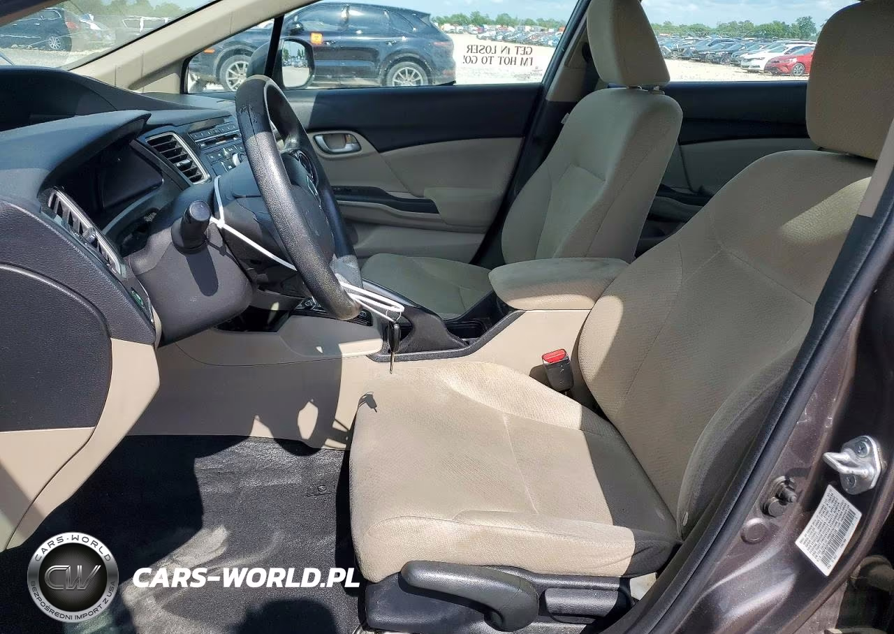 2013 Honda Civic Lx VIN:19XFB2F58DE058129 - 7