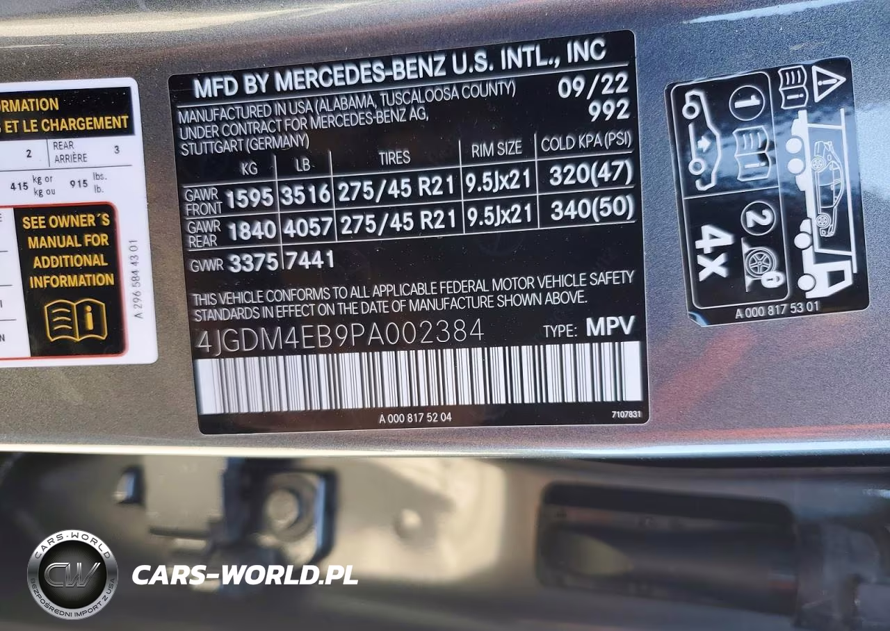 2023 Mercedes-Benz Eqs Suv 580 4Matic VIN:4JGDM4EB9PA002384 - 13