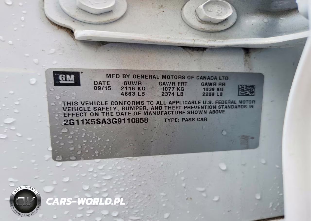 2016 Chevrolet Impala Ls VIN:2G11X5SA3G9110858 - 12