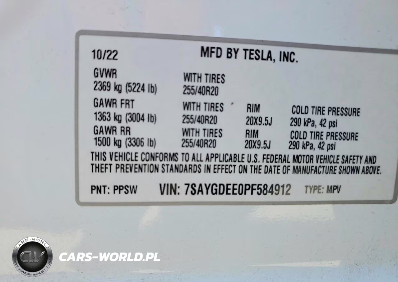 2023 Tesla Model Y VIN:7SAYGDEE0PF584912 - 12