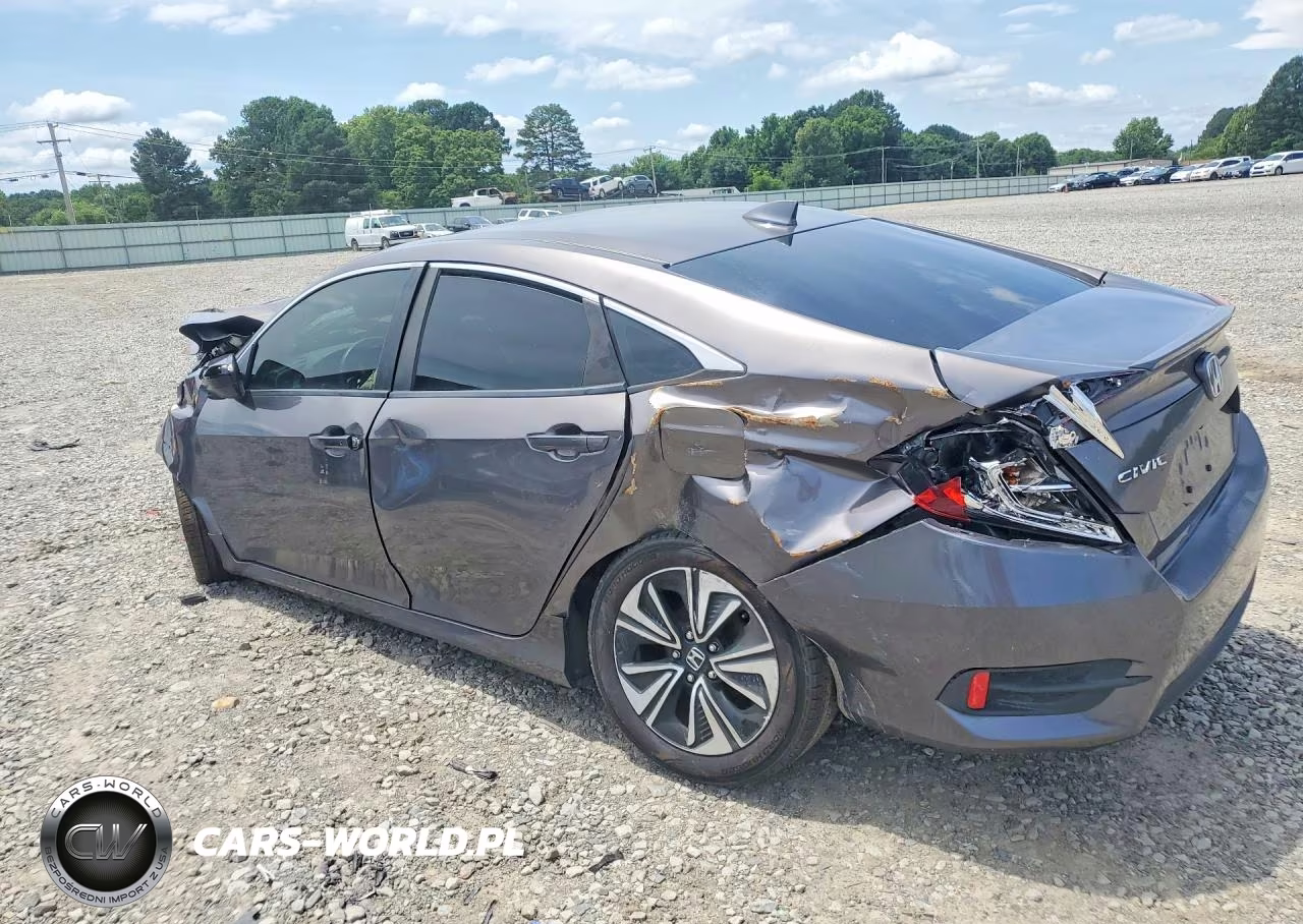 2018 Honda Civic Ex VIN:JHMFC1F35JX032071 - 2