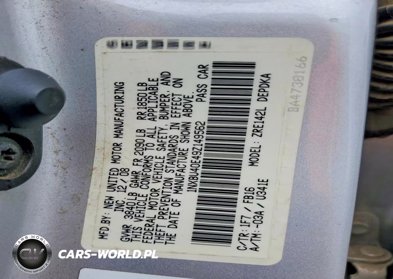 2009 Toyota Corolla Le VIN:1NXBU40E49Z149562 - 12
