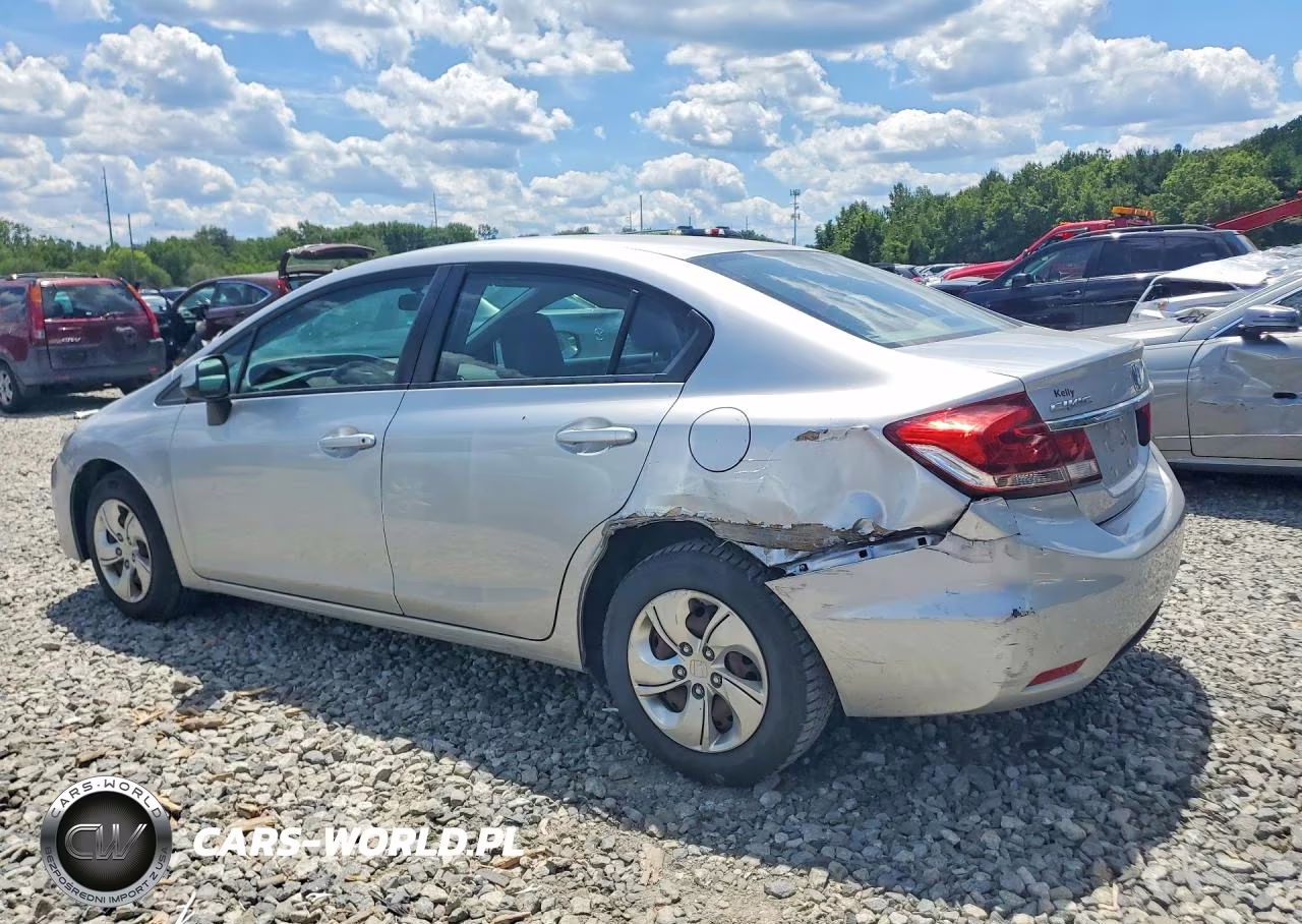 2013 Honda Civic Lx VIN:2HGFB2F57DH551113 - 2