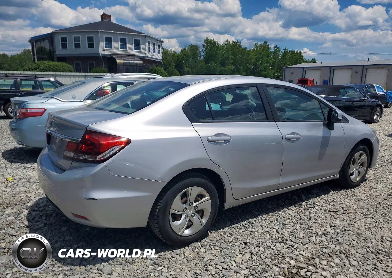 2013 Honda Civic Lx VIN:2HGFB2F57DH551113 - 3