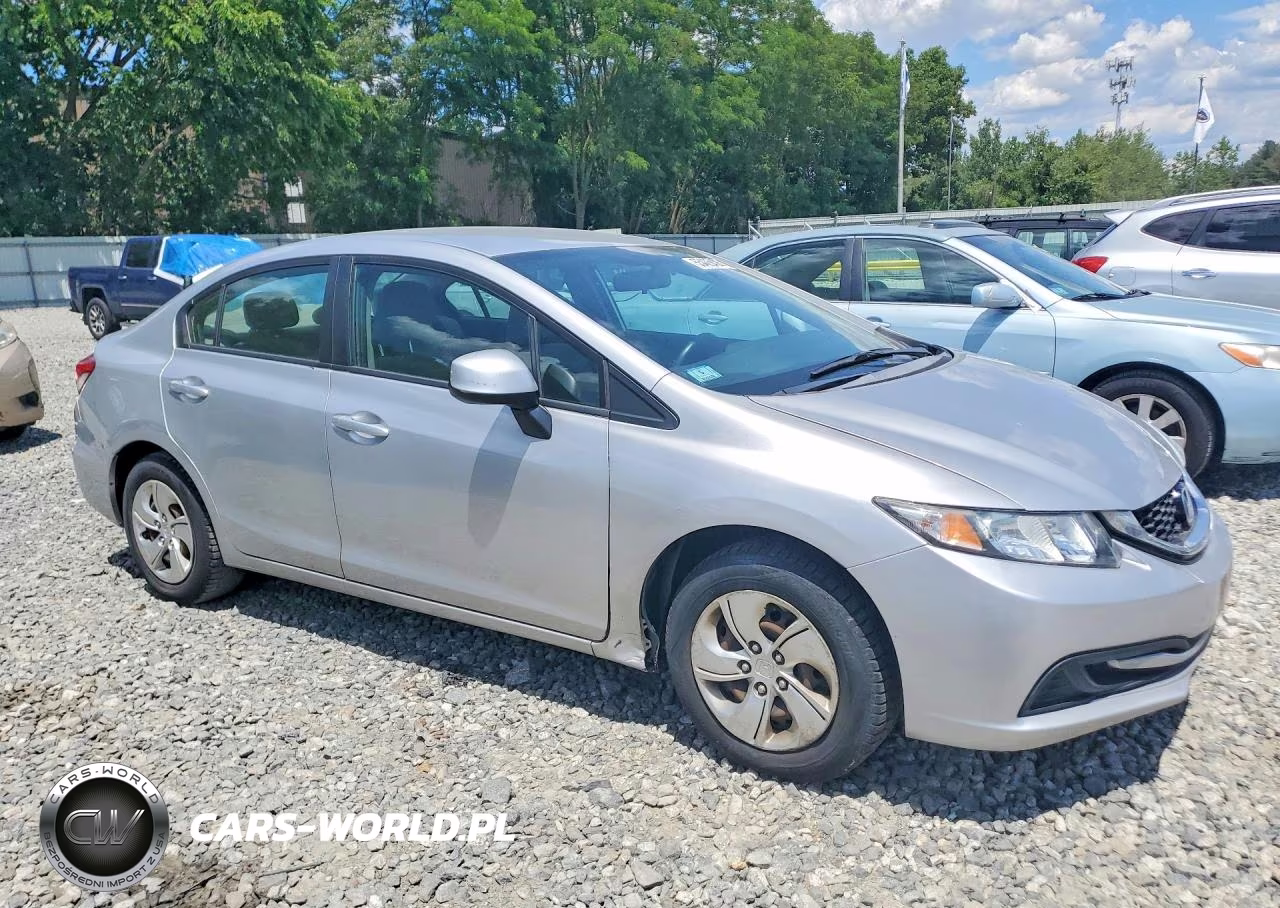 2013 Honda Civic Lx VIN:2HGFB2F57DH551113 - 4