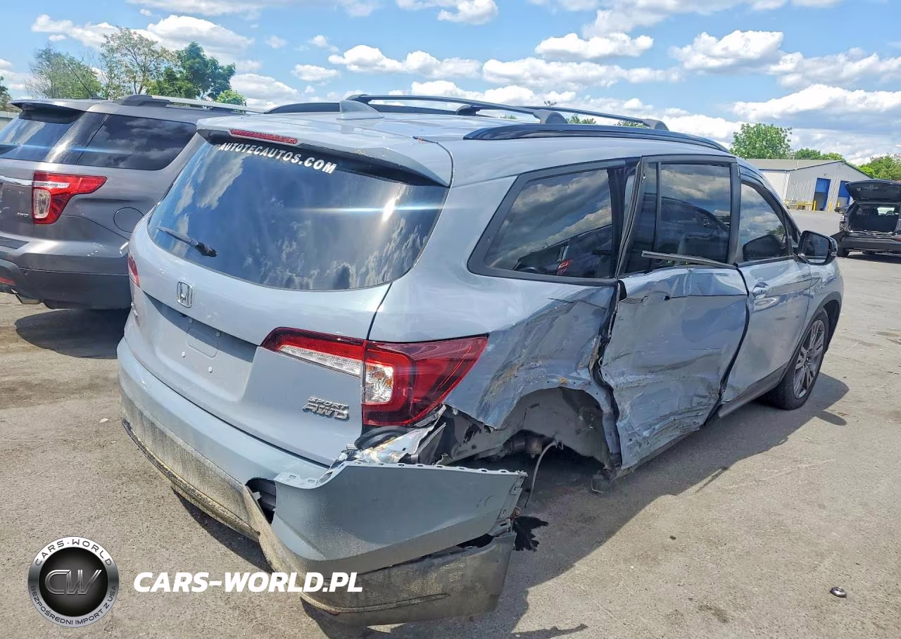 2022 Honda Pilot Sport VIN:5FNYF6H3XNB047354 - 3