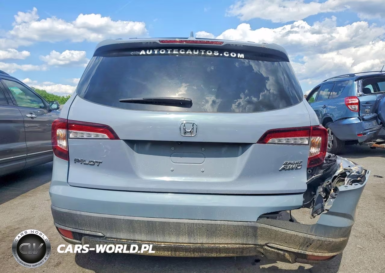 2022 Honda Pilot Sport VIN:5FNYF6H3XNB047354 - 6