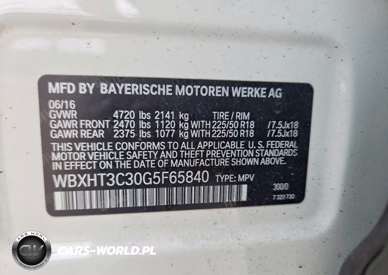2016 BMW X1 xDrive28I VIN:WBXHT3C30G5F65840 - 14
