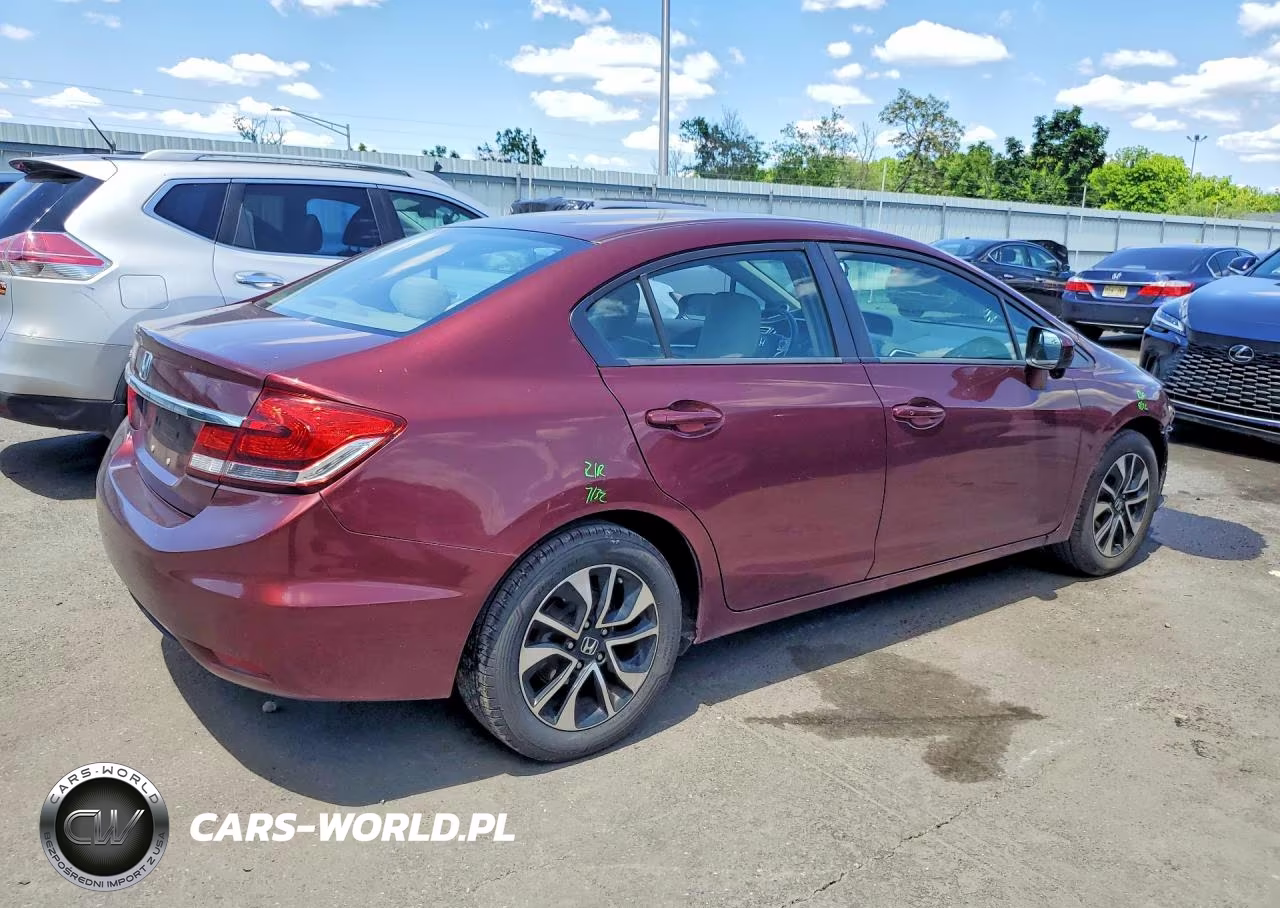 2014 Honda Civic Ex VIN:19XFB2F84EE218129 - 3