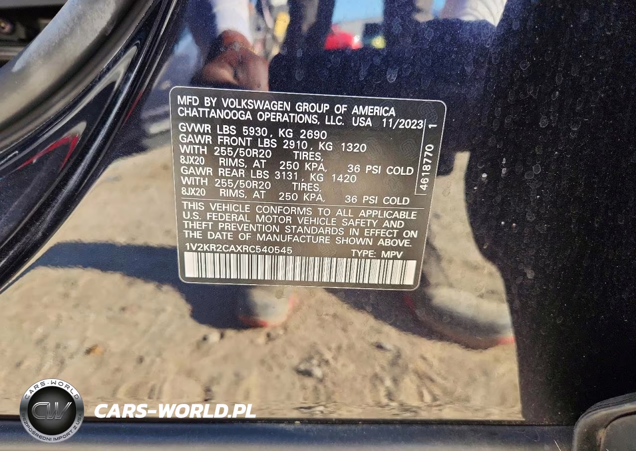 2024 Volkswagen Atlas Se VIN:1V2KR2CAXRC540545 - 14