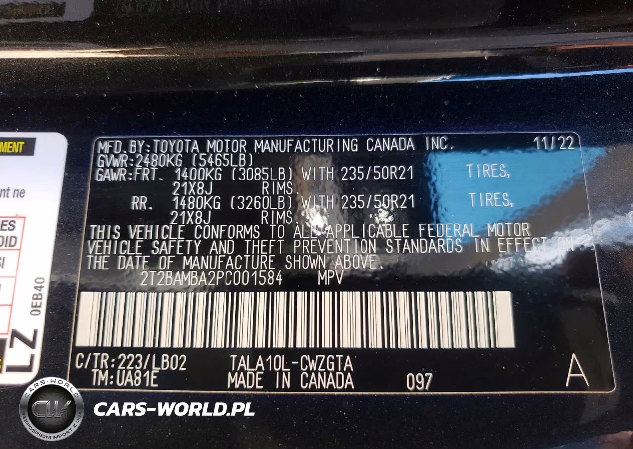2023 Lexus Rx 350 Premium+ VIN:2T2BAMBA2PC001584 - 13