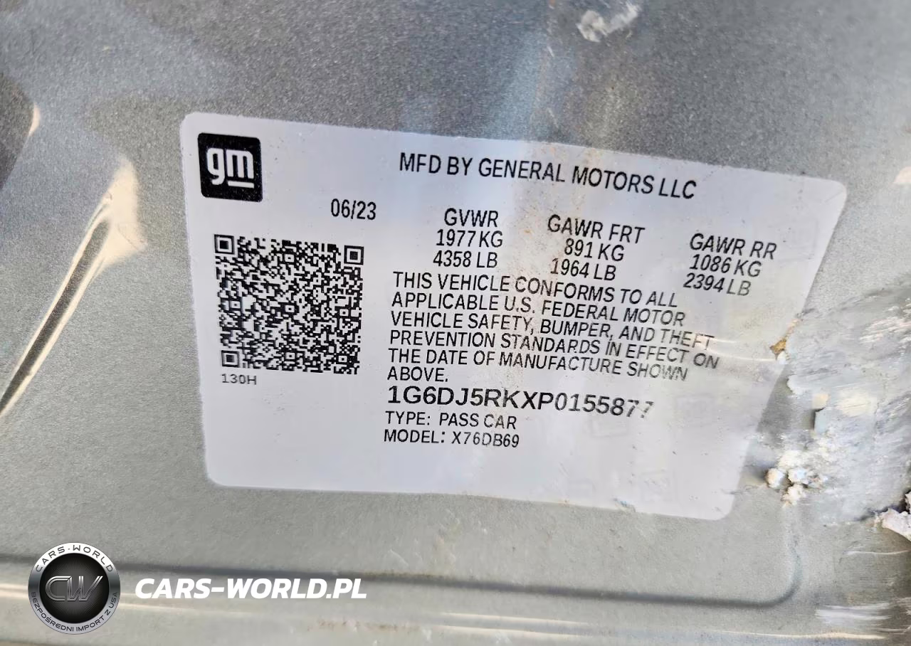 2023 Cadillac Ct4 Luxury VIN:1G6DJ5RKXP0155877 - 13