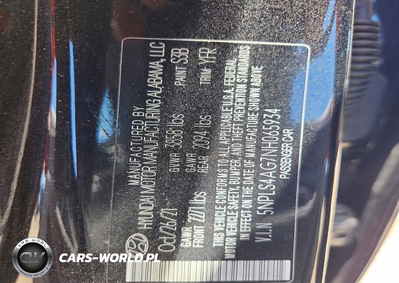 2022 Hyundai Elantra Sel VIN:5NPLS4AG7NH065934 - 12