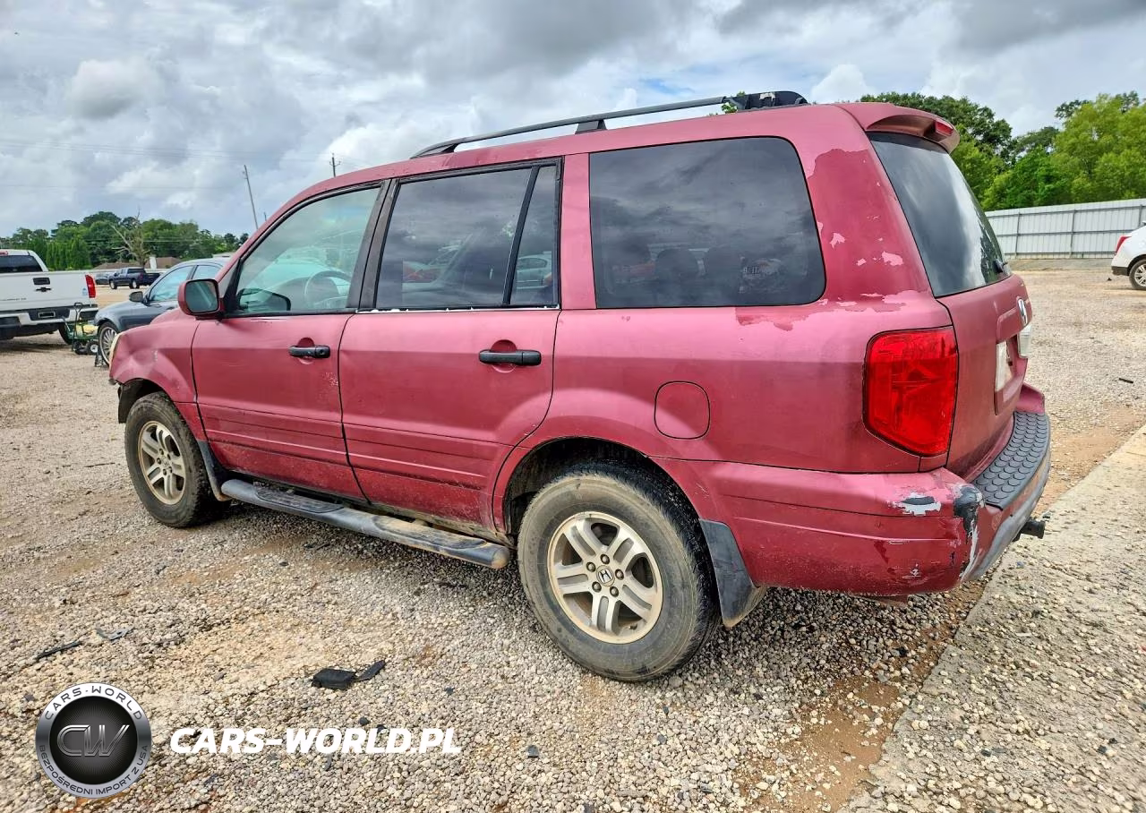 2003 Honda Pilot Exl VIN:2HKYF18673H501586 - 2