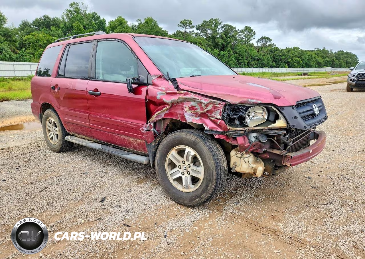 2003 Honda Pilot Exl VIN:2HKYF18673H501586 - 4