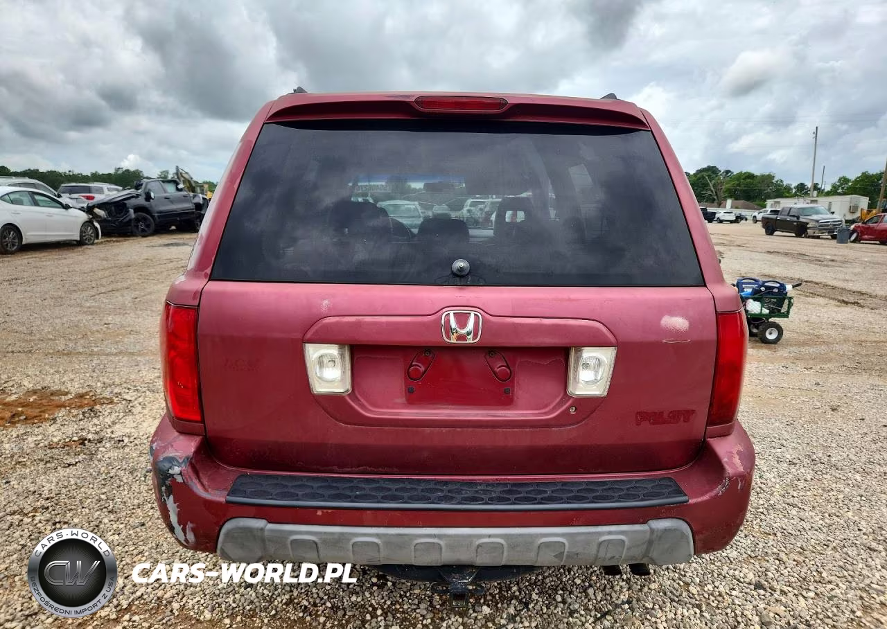 2003 Honda Pilot Exl VIN:2HKYF18673H501586 - 6