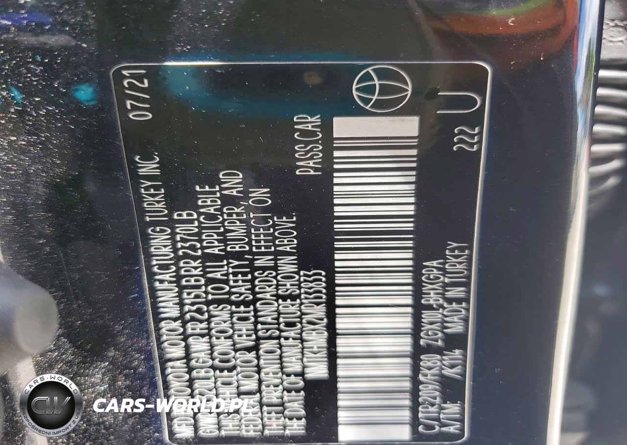2021 Toyota C-Hr Xle VIN:NMTKHMBX2MR133833 - 13