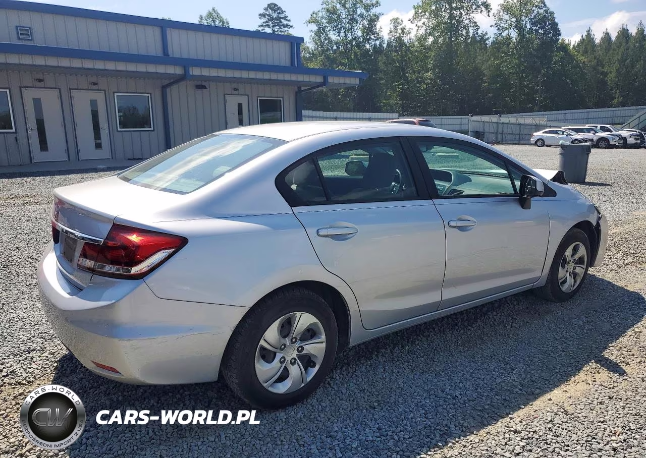 2013 Honda Civic Lx VIN:2HGFB2F57DH549393 - 3