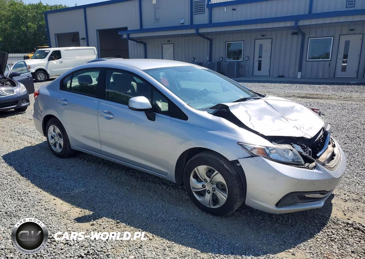 2013 Honda Civic Lx VIN:2HGFB2F57DH549393 - 4