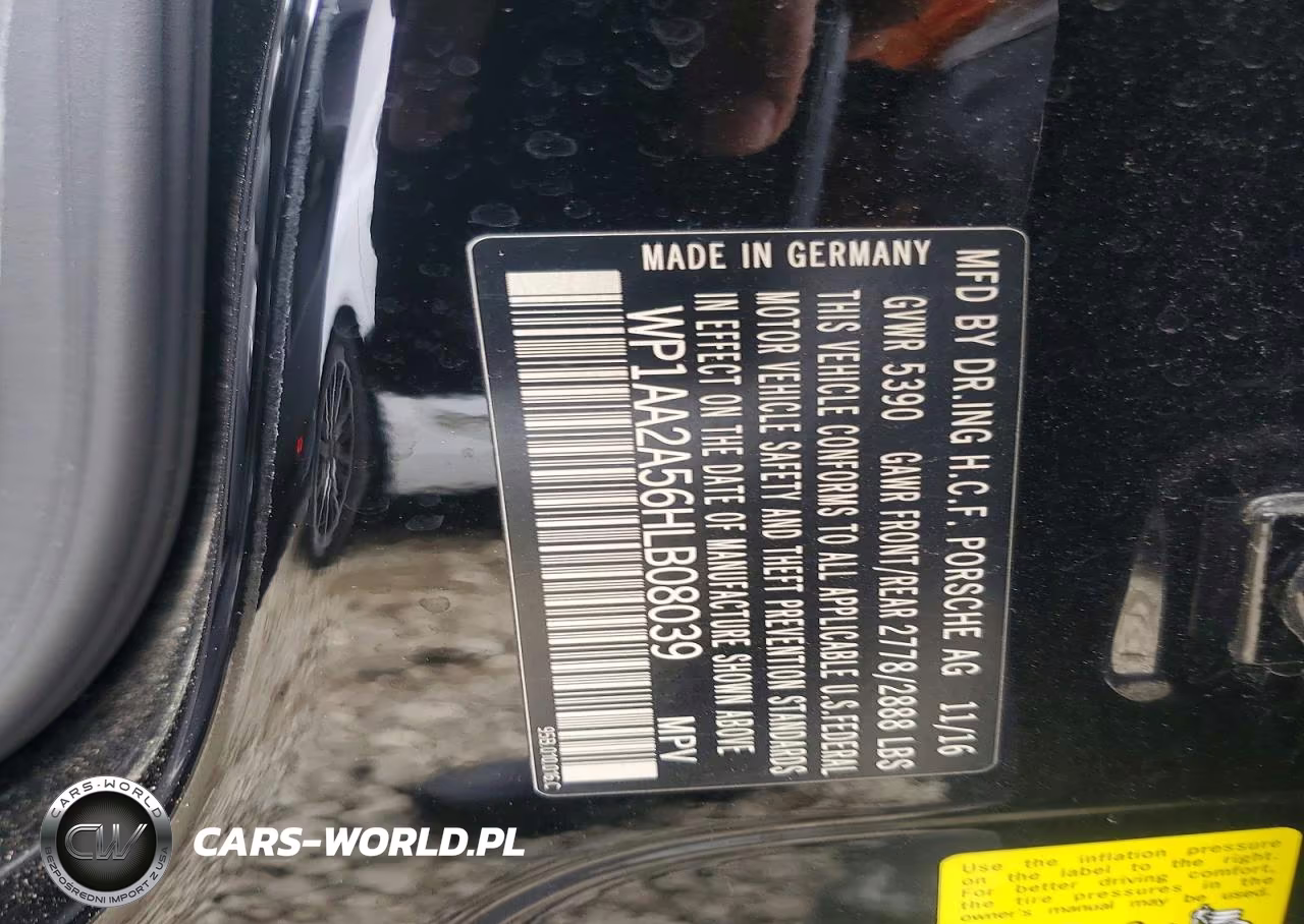 2017 Porsche Macan VIN:WP1AA2A56HLB08039 - 13