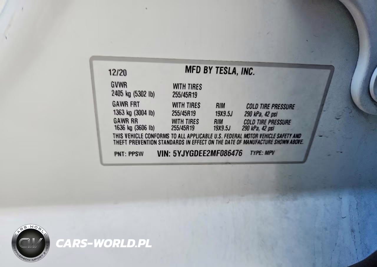 2021 Tesla Model Y VIN:5YJYGDEE2MF086476 - 13