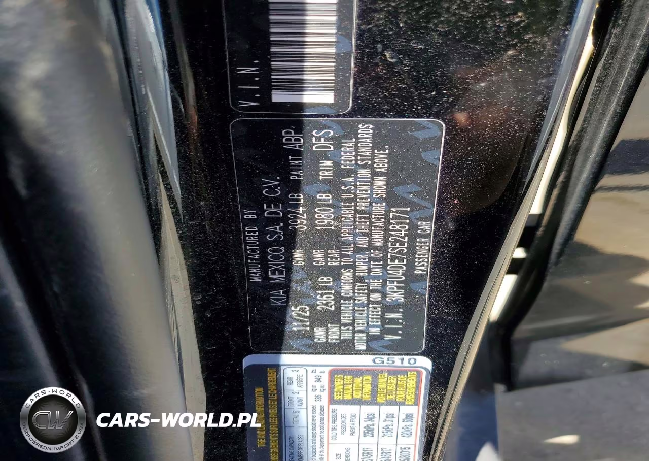 2025 Kia K4 Ex VIN:3KPFU4DE7SE248171 - 13