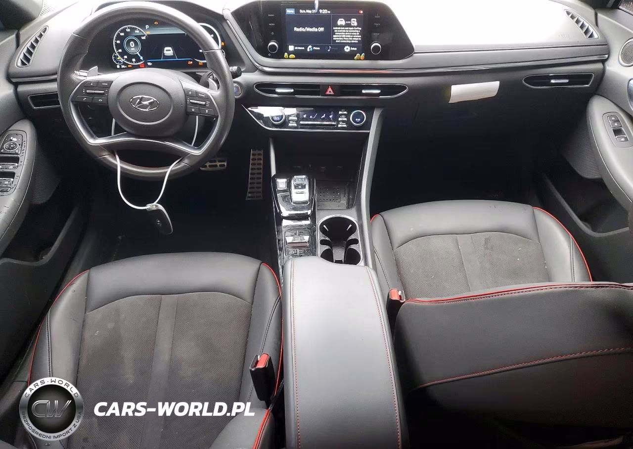 2021 Hyundai Sonata Sel Plus VIN:5NPEJ4J26MH083016 - 8