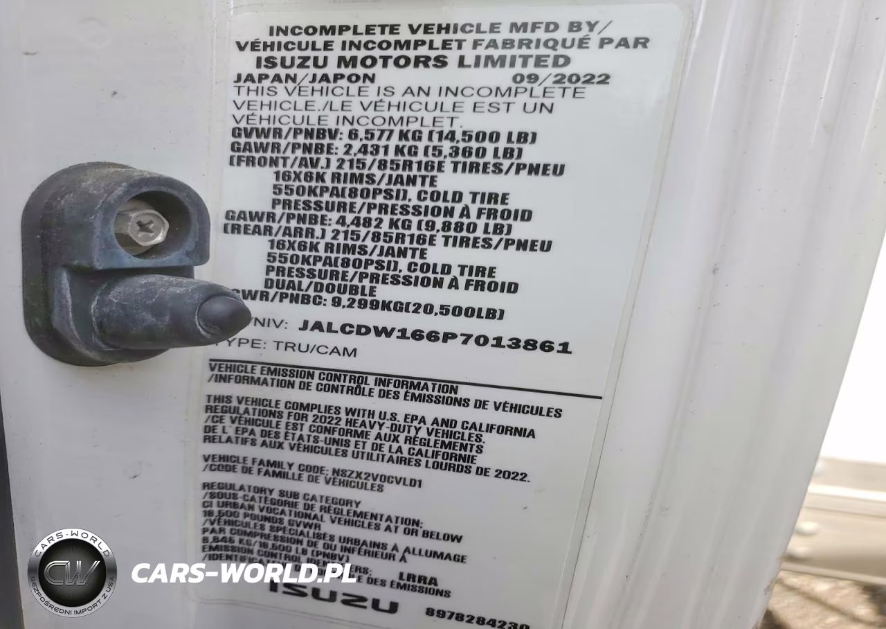 2023 Chevrolet 4500Hd Box Truck VIN:JALCDW166P7013861 - 12