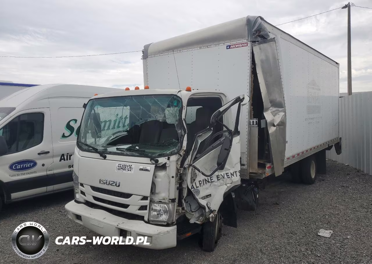 2017 Isuzu Npr Hd Box Truck VIN:JALC4W16XH7002721 - 2