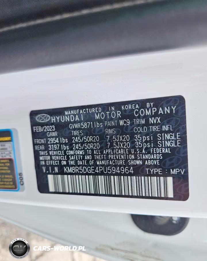 2023 Hyundai Palisade Limited VIN:KM8R5DGE4PU594964 - 13