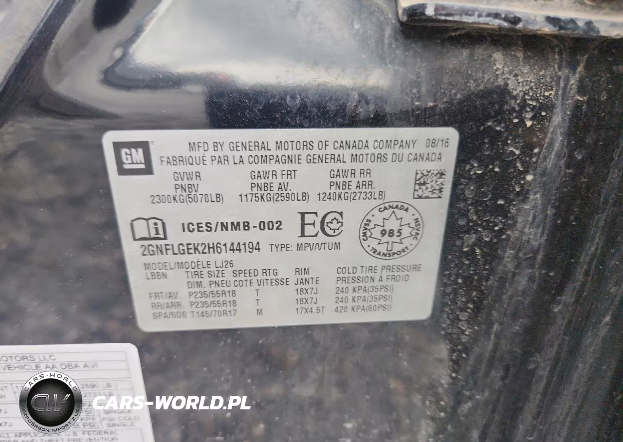 2017 Chevrolet Equinox Premier VIN:2GNFLGEK2H6144194 - 13