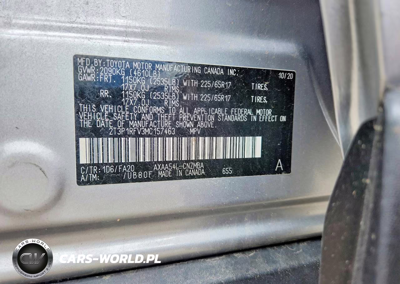 2021 Toyota Rav4 Xle VIN:2T3P1RFV3MC157463 - 14