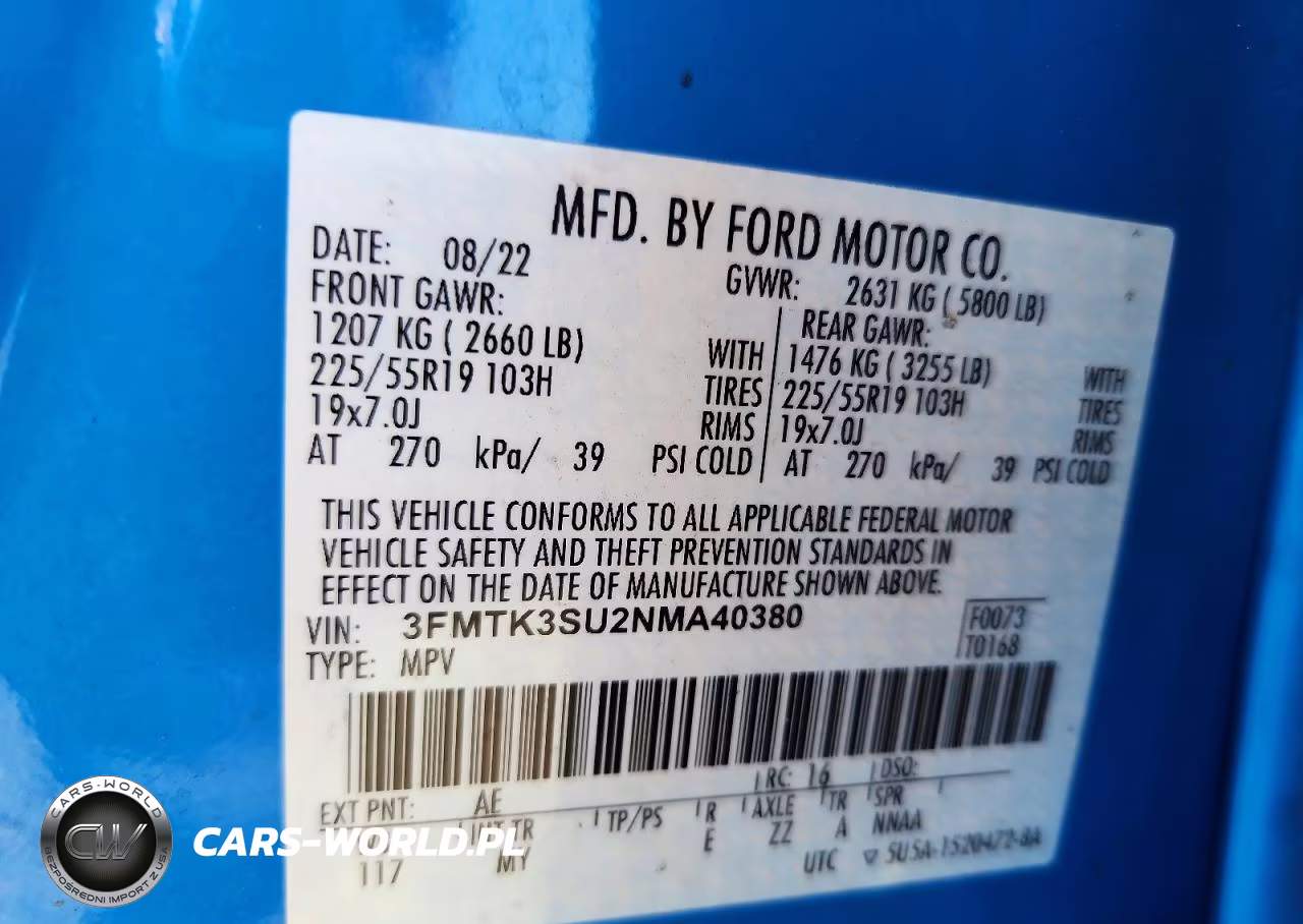 2022 Ford Mustang Mach-E Premium VIN:3FMTK3SU2NMA40380 - 13