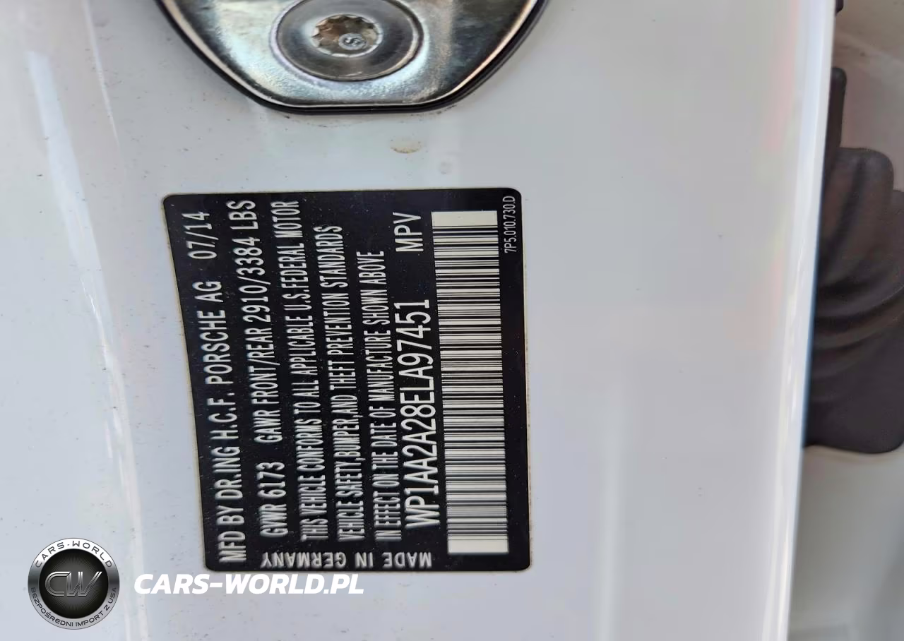 2014 Porsche Cayenne VIN:WP1AA2A28ELA97451 - 13