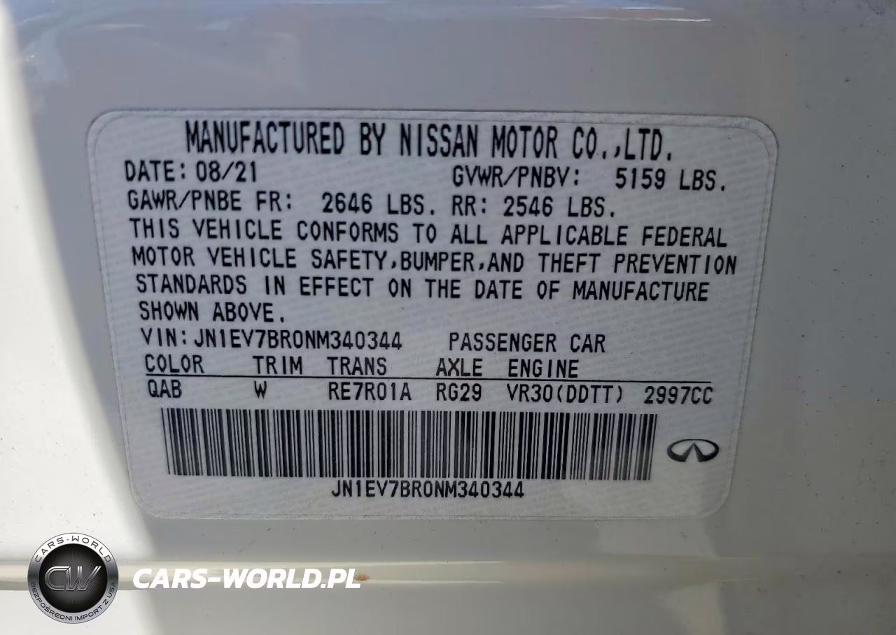 2022 Infiniti Q50 Luxe VIN:JN1EV7BR0NM340344 - 12