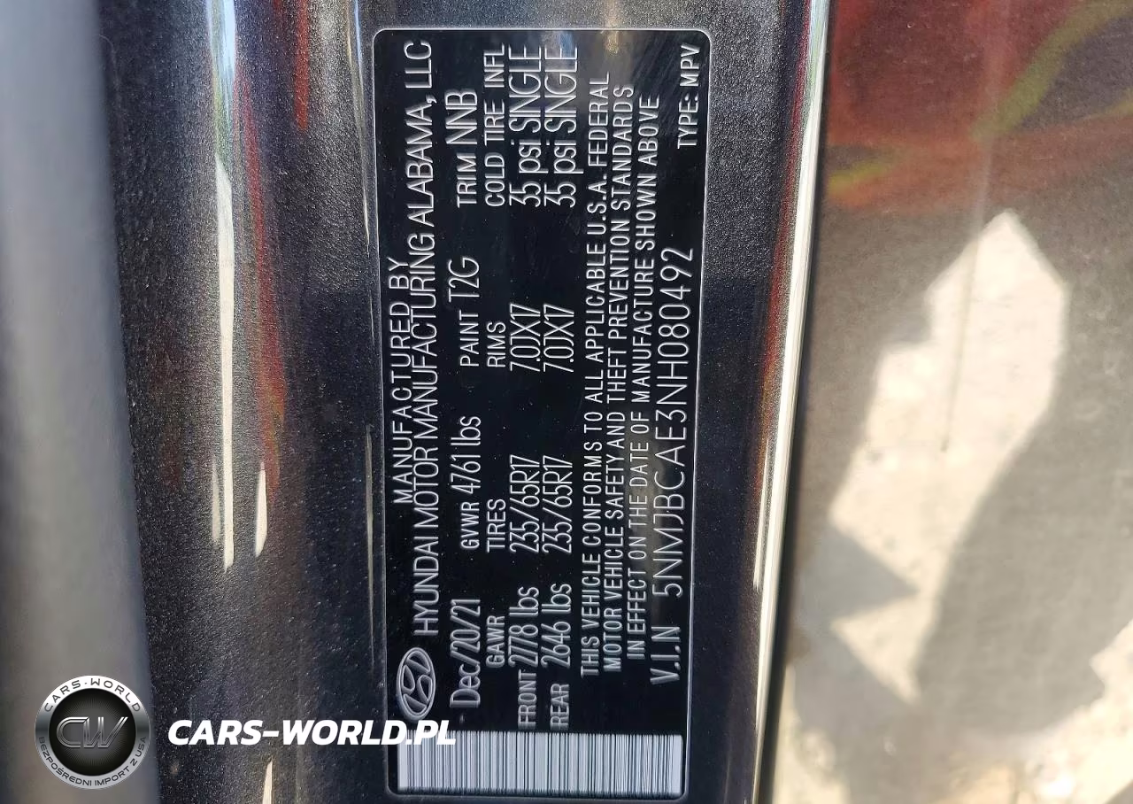2022 Hyundai Tucson Sel VIN:5NMJBCAE3NH080492 - 12