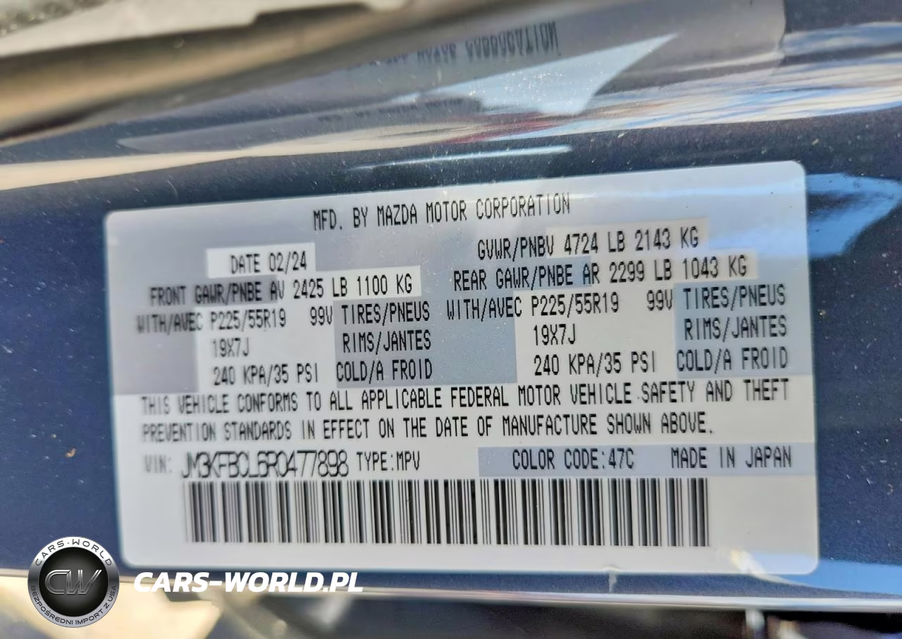 2024 Mazda Cx-5 Preferred VIN:JM3KFBCL6R0477898 - 13