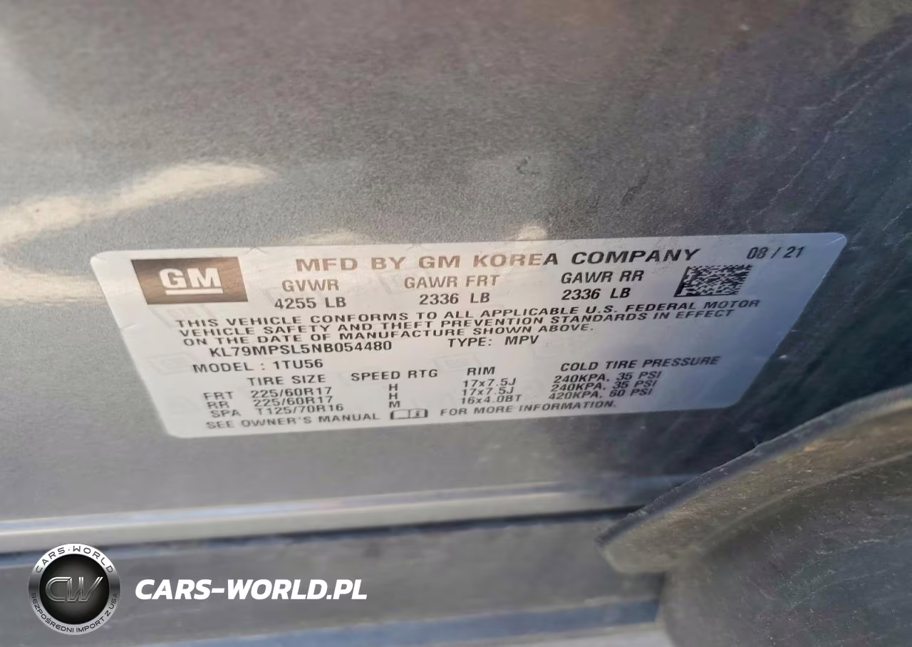 2022 Chevrolet Trailblazer Lt VIN:KL79MPSL5NB054480 - 13