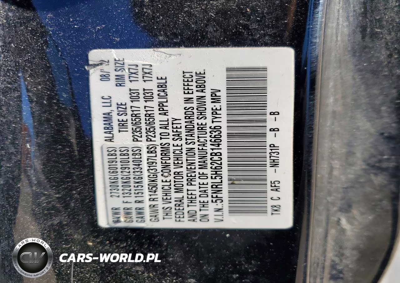 2012 Honda Odyssey Exl VIN:5FNRL5H62CB146636 - 13