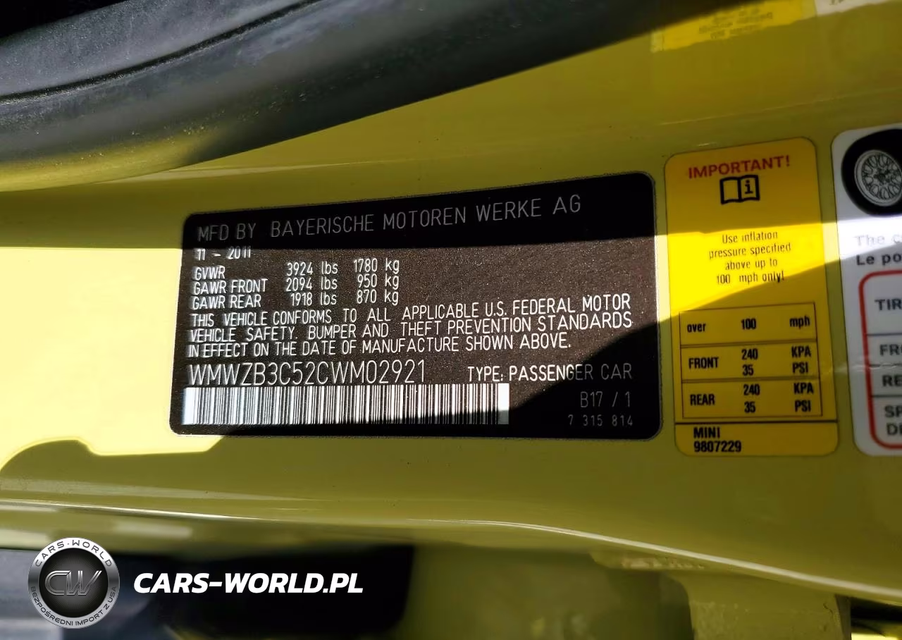 2012 Mini Cooper Countryman VIN:WMWZB3C52CWM02921 - 12