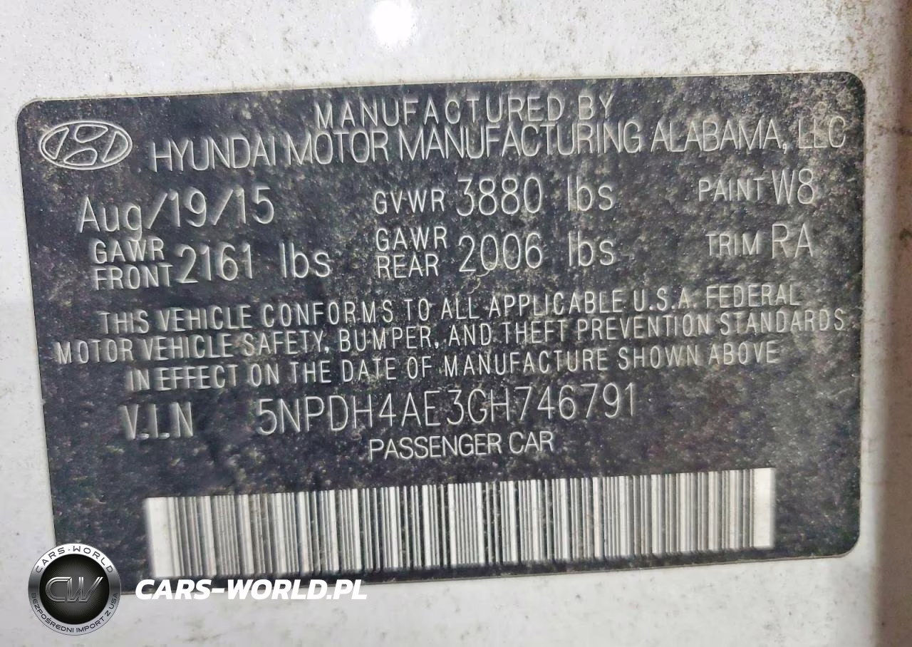 2016 Hyundai Elantra Se VIN:5NPDH4AE3GH746791 - 13