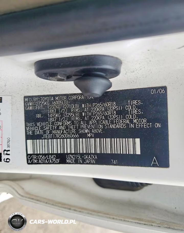 2006 Toyota 4Runner Limited VIN:JTEBT17R260060666 - 13