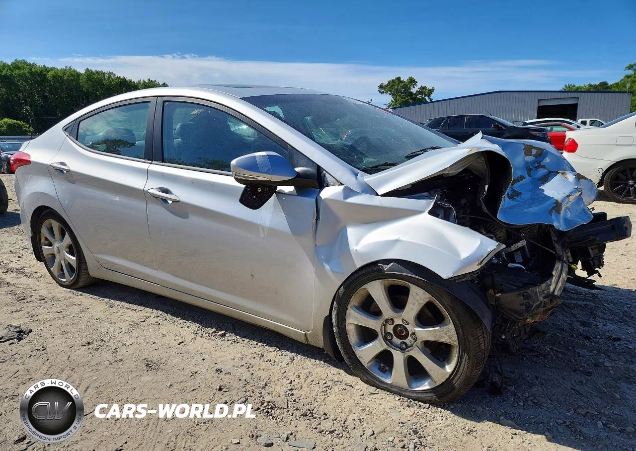 2012 Hyundai Elantra Limited VIN:KMHDH4AE8CU181398 - 4