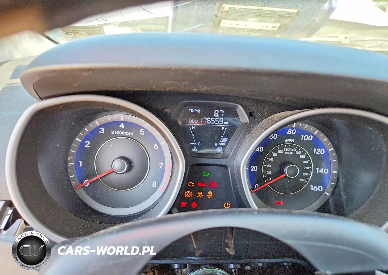 2012 Hyundai Elantra Limited VIN:KMHDH4AE8CU181398 - 9