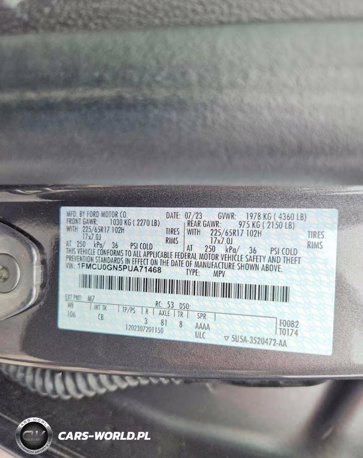 2023 Ford Escape Active VIN:1FMCU0GN5PUA71468 - 12