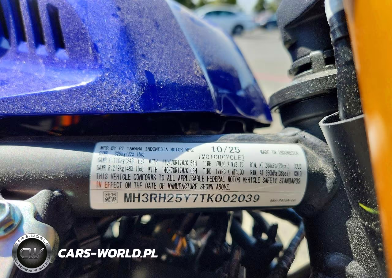2026 Yamaha Yfz320 Ac VIN:MH3RH25Y7TK002039 - 10